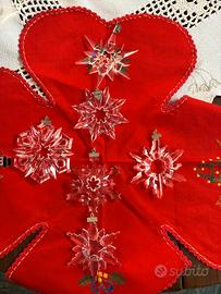 6 Stelle di Natale Swarovski originali