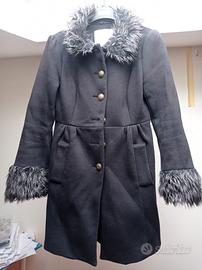Cappotto nero da donna 