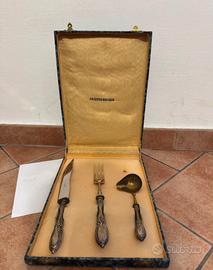 Set Servizio Antico  in Argento 800 - 3 Pz