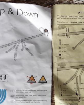 up e down dondolo per bambini 