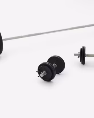 🏋️ DOMYOS KIT BODYBUILDING 93 KG – PARI AL NUOVO