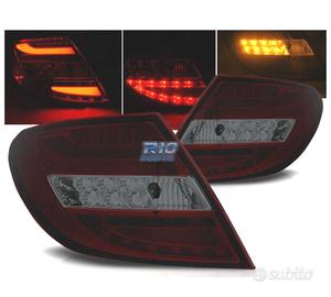 FANALI MERCEDES CLASSE C W204 SEDAN 07-11 BAR LED 