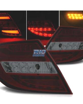 FANALI MERCEDES CLASSE C W204 SEDAN 07-11 BAR LED 