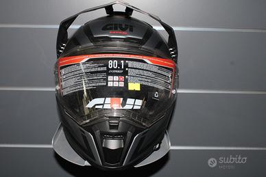 Casco GIVI X.80.1 integrale bianco rosso blu nuovo