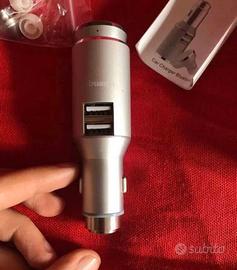 Auricolare bluetooth con base ricarica in auto