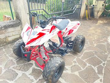 Quad 125 e rimorchio Targato