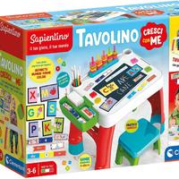 tavolino sapientino (clementoni) con sgabello