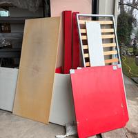 Letto con cassettoni da 195x85cm