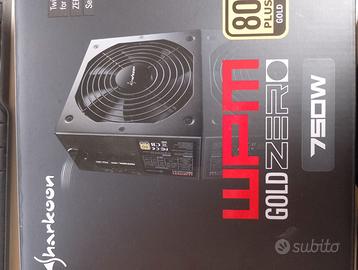 Alimentatore 750w 80plus Gold Sharkoon Gold zero