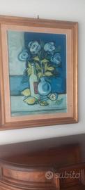 Quadro dipinto a olio su tela