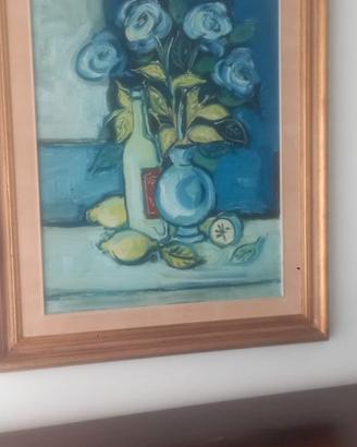Quadro dipinto a olio su tela