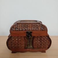 Portagioie in rattan anni settanta 