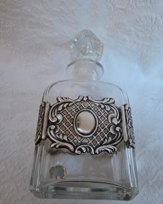 Bottiglia Liquore Argento 800 Punzone AR Arezzo