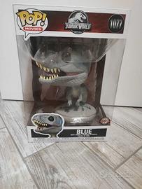 Funko pop Jurassic World Velociraptor Blue JUMBO