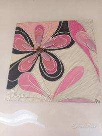 quadro base legno ceramica fredda 