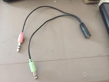 7789-cavo adattatore sdoppiatore audio