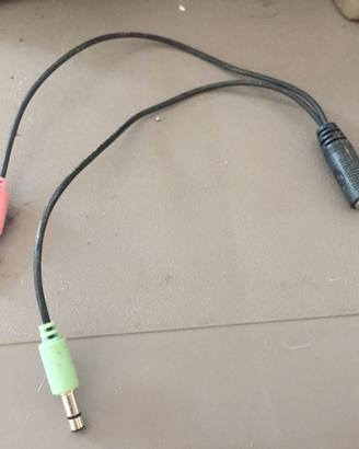 7789-cavo adattatore sdoppiatore audio