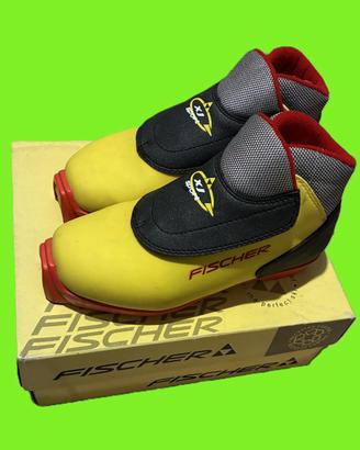 Scarponcini da sci di fondo taglia 35 bambino/a