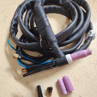 Torcia Tig Trafimet WP26, cavo massa e pedale tig