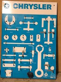 Panello in lamiera  forata porta attrezzi Chrysler