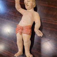 Gesù Bambino in terracotta