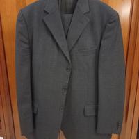 Completo abito uomo 56 XXL 100% lana vergine 