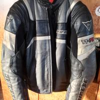 giubbotto pelle moto Dainese 52 