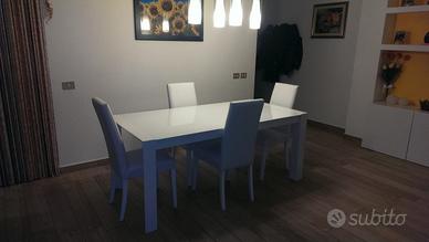 Tavolo Bianco Allungabile Wood Mondo Convenienza