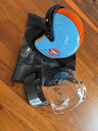 NUOVO Casco moto XL replica GULF