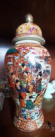 vaso cinese dipinto a mano 