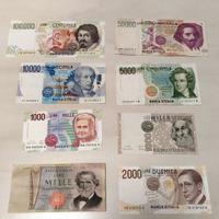Lotto Completo Banconote Lire Italiane