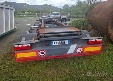 Rimorchio scarrabile casse 6,5 m