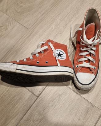 Scarpe Converse all star donna 37 arancione 