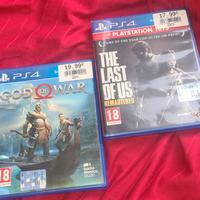 Giochi PS4: God of War + The Last of Us Remastered