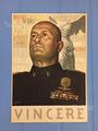 Cartolina VINCERE Benito Mussolini "DVCE D'ITALIA"