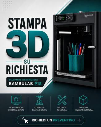 Servizio stampa 3d