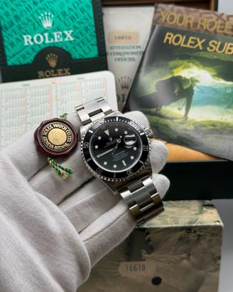 VENDUTO Rolex Submariner 16610 FULL SET