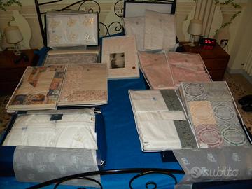 Corredo completo biancheria camera da letto+bagno