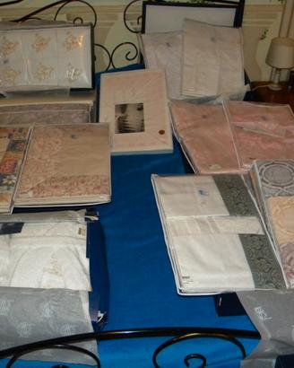 Corredo completo biancheria camera da letto+bagno