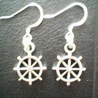 Orecchini in argento anticato