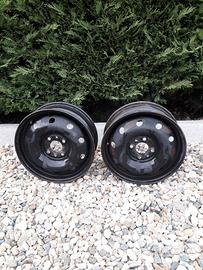 Cerchi in acciaio da 14 canale 5,0 b fiat,lancia