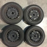 Cerchi ferro + coppe Nissan Micra