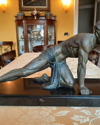 SCULTURA ART DECO ORIGINALE  FIRMATA DE RONCOURT