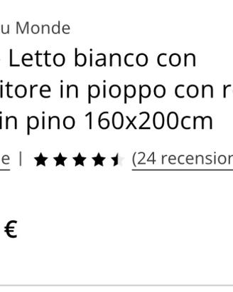 LETTO CONTENITORE NUOVO DELLA MAISON DU MONDE