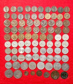 Collezione di 90 monete Regno Italia tutte diverse