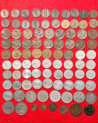 Collezione di 90 monete Regno Italia tutte diverse