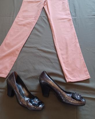 jeans sisley e scarpe 