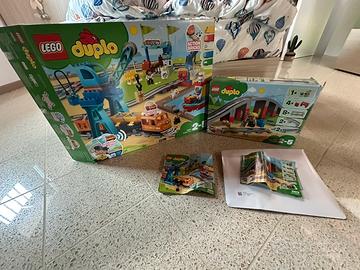 Lego Duplo grande treno merci 10875+10872