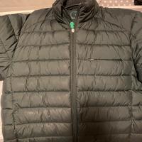 Piumino uomo verde scuro