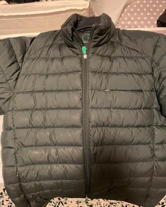 Piumino uomo verde scuro